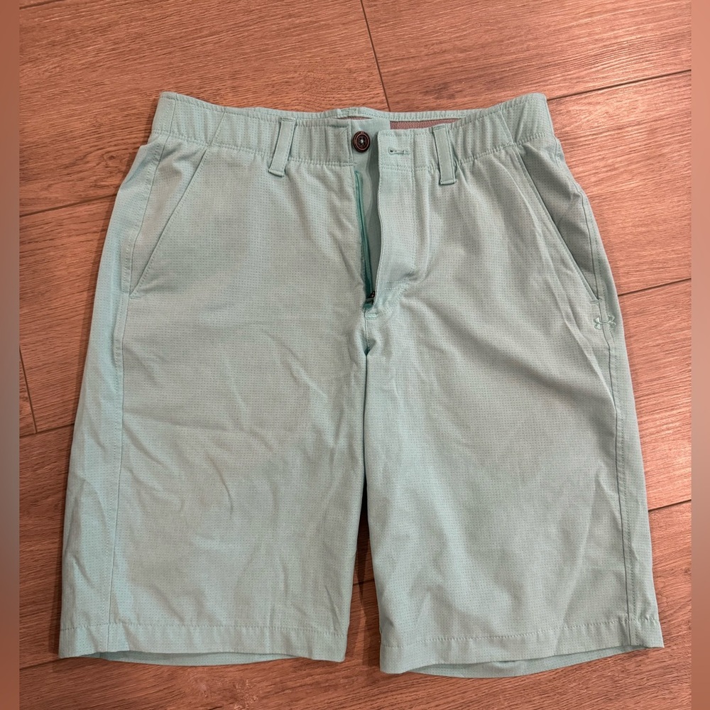Under Armour Athletic Golf Shorts (Turquoise) - Waist 30